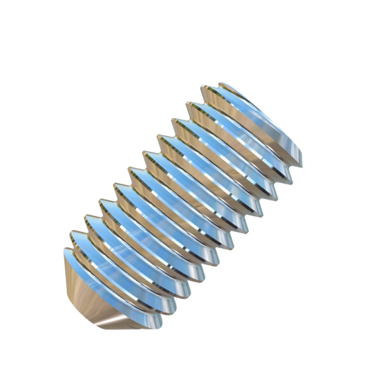 Titanium #10-32 X 3/8 inch UNF Allied Titanium Set Screw, Socket Drive with Flat Point and 3A Threads