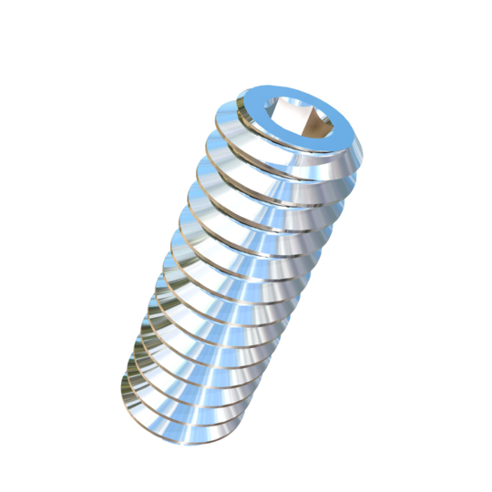 Titanium #2-56 X 1/4 inch UNC Allied Titanium Set Screw, Socket Drive with Cup Point