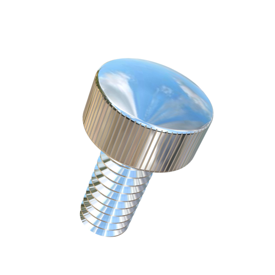 Titanium #8-32 X 3/8 UNC Knurled Allied Titanium Thumb Screw