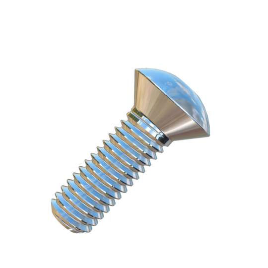 Titanium #8-36 X 1/2 UNF Oval Head Socket Drive Allied Titanium Machine Screw with 3A Threads