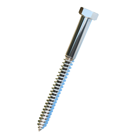 Titanium 1/2 X 6 Dimpled Hex Head Allied Titanium Lag Screw