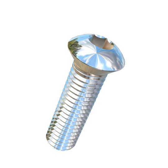 Titanium 1/2-13 X 1-3/4 UNC Oval Head, Socket Drive,  Allied Titanium Machine Screw