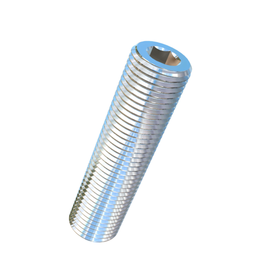 Titanium 1/2-20 X 2 inch UNF Allied Titanium Set Screw, Socket Drive with Cup Point