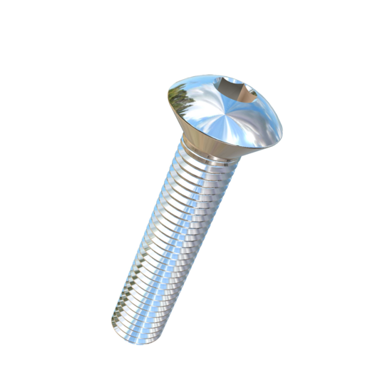 Titanium 1/4-28 X 1-1/4 UNF Oval Head Socket Drive Allied Titanium Machine Screw