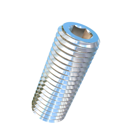 Titanium 3/4-10 X 2 inch UNC Allied Titanium Set Screw, Socket Drive with Cup Point