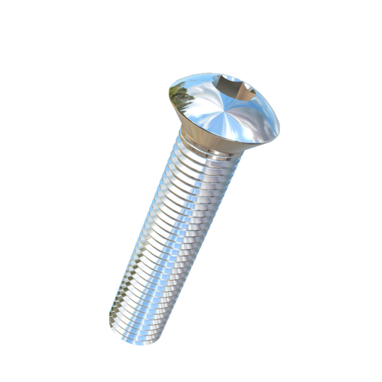 Titanium 3/4-10 X 3-1/2 UNC Oval Head, Socket Drive,  Allied Titanium Machine Screw