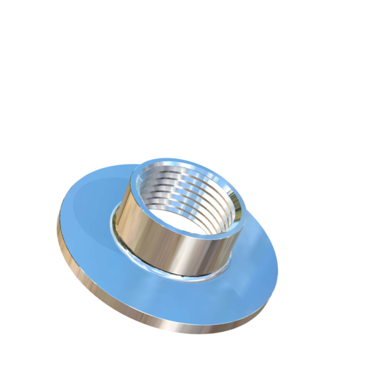 Titanium 3/4-16 UNF X 3/8 inch Allied Titanium Round Weld Nut