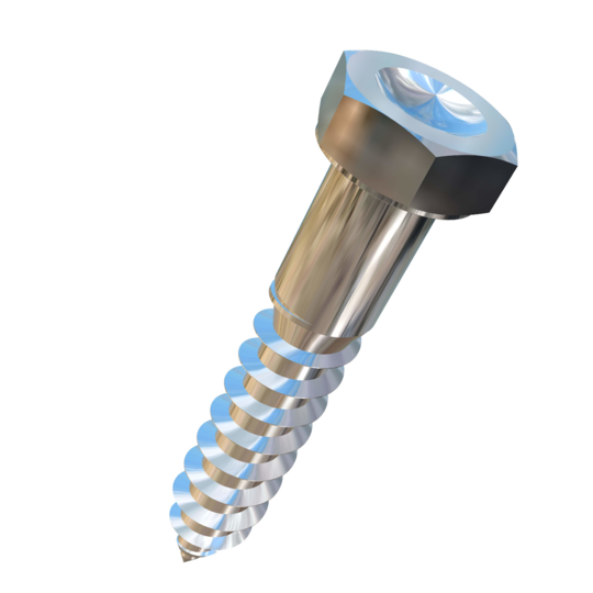 Titanium 3/8 X 2 Dimpled Hex Head Allied Titanium Lag Screw