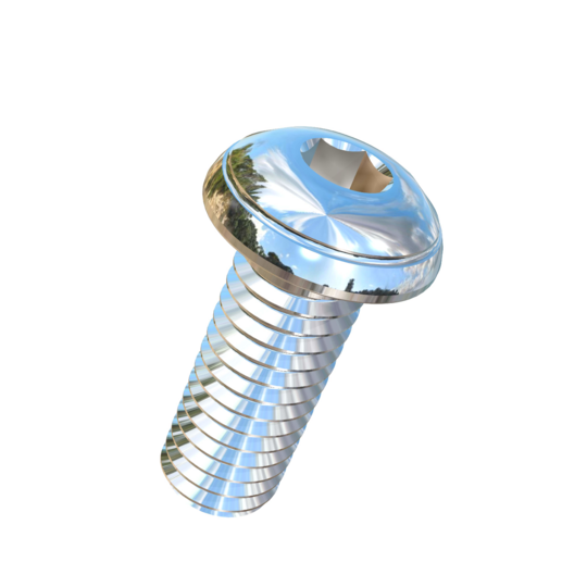 Titanium 3/8-16 X 1 UNC Button Head Socket Drive  Allied Titanium Machine Screw