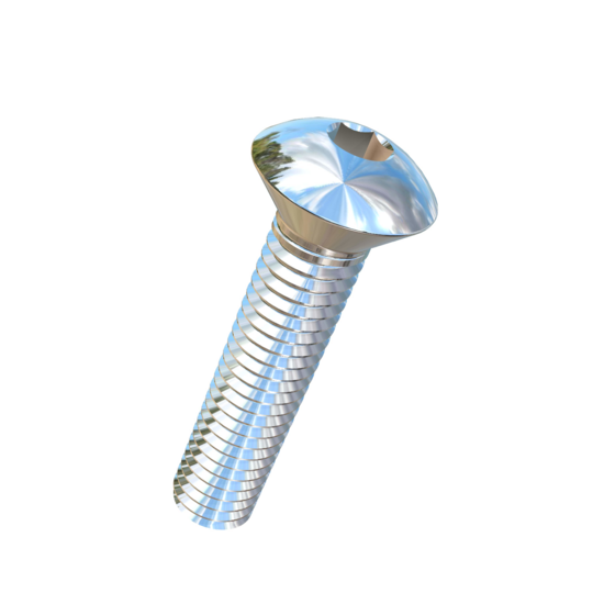 Titanium 3/8-16 X 1-3/4 UNC Oval Head, Socket Drive,  Allied Titanium Machine Screw