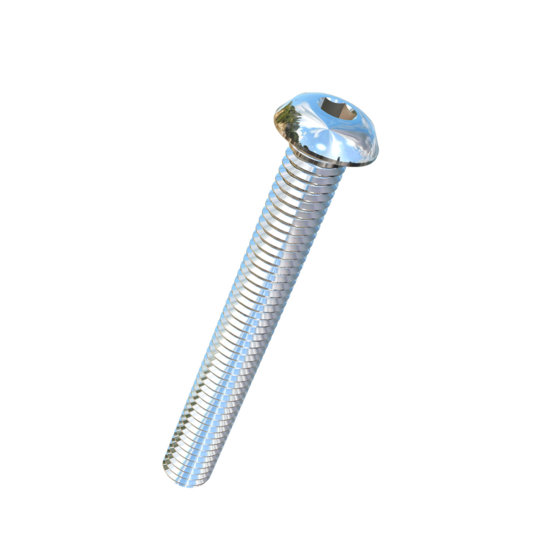 Titanium 3/8-16 X 3 UNC Button Head Socket Drive  Allied Titanium Machine Screw