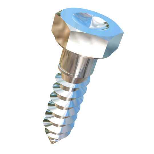 Titanium 5/16 X 1-1/4 Dimpled Hex Head Allied Titanium Lag Screw