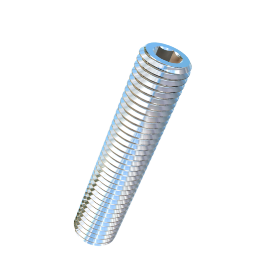 Titanium 5/16-24 X 1-1/2 inch UNF Allied Titanium Set Screw, Socket Drive with Cup Point