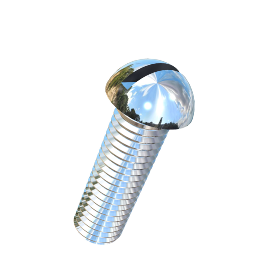 Titanium 5/8-11 X 2 UNC Round Head Slotted Allied Titanium Machine Screw