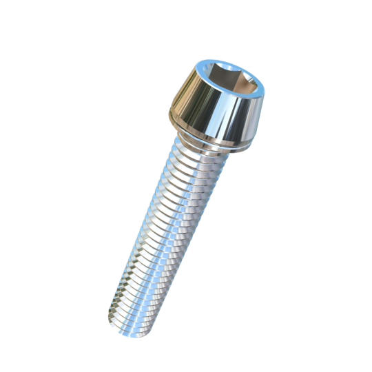 Titanium 7/16-14 X 2-1/4 UNC Allied Titanium Taper Head Socket Drive Machine Screw