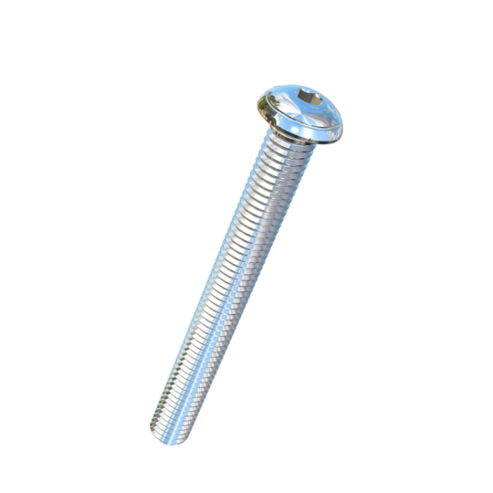 Titanium 7/16-14 X 4 UNC Button Head Socket Drive  Allied Titanium Machine Screw