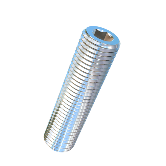 Titanium 7/16-20 X 1-3/4 inch UNF Allied Titanium Set Screw, Socket Drive with Cup Point