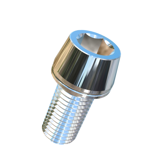 Titanium M10-1.25 Pitch X 20mm Allied Titanium Taper Head Socket Drive Machine Screw