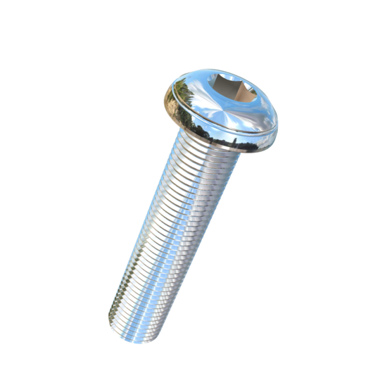 Titanium M12-1.25 Pitch X 55mm Button Head Socket Drive Allied Titanium Machine Screw