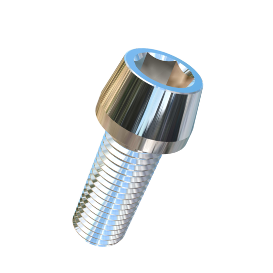 Titanium M12-1.5 Pitch X 30mm Allied Titanium Taper Head Socket Drive Machine Screw