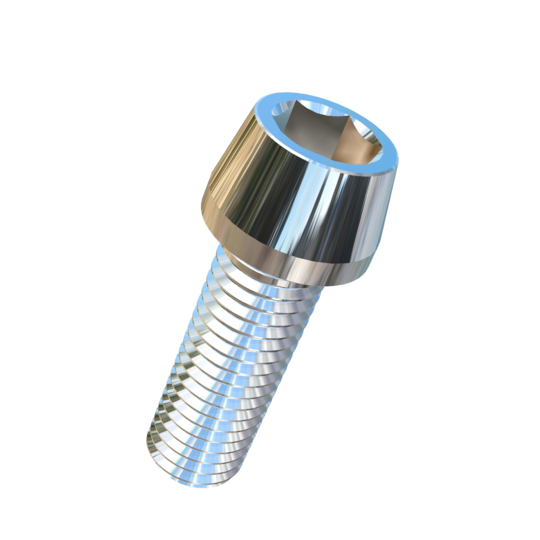 Titanium M12-1.75 Pitch X 35mm Allied Titanium Taper Head Socket Drive Machine Screw