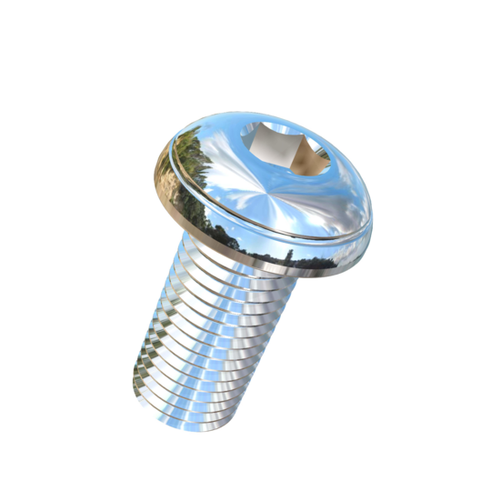 Titanium M16-2 Pitch X 35mm Button Head Socket Drive Allied Titanium Machine Screw