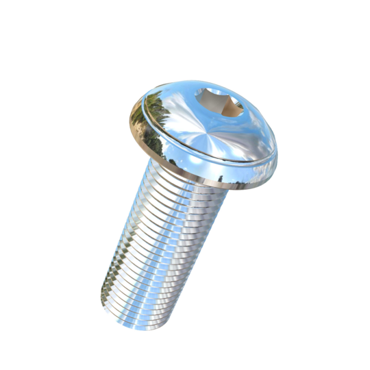 Titanium M20-2 Pitch X 55mm Button Head Socket Drive Allied Titanium Machine Screw