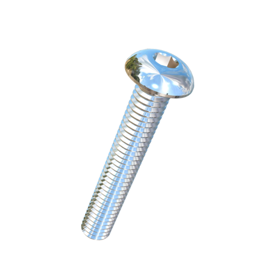 Titanium M4-0.7 Pitch X 25mm Button Head Socket Drive Allied Titanium Machine Screw