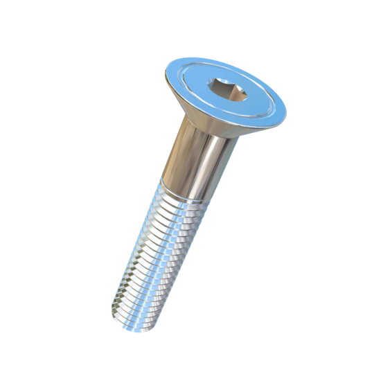 Titanium M8-1.25 Pitch X 45mm Flat Head Socket Drive Allied Titanium Cap Screw